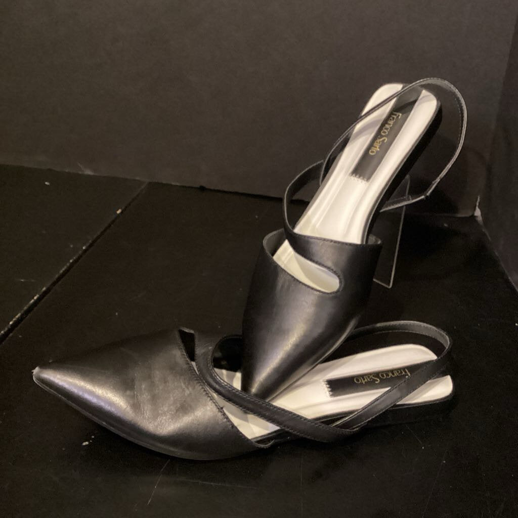 Franco Sarto Leather Pointed Toe Flats SHOES 9