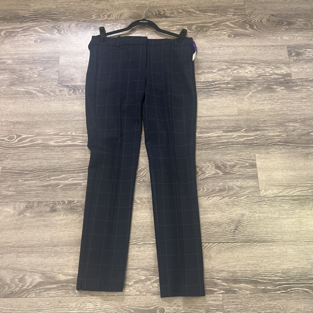 Theory Windowpane Print Slacks PANTS 4