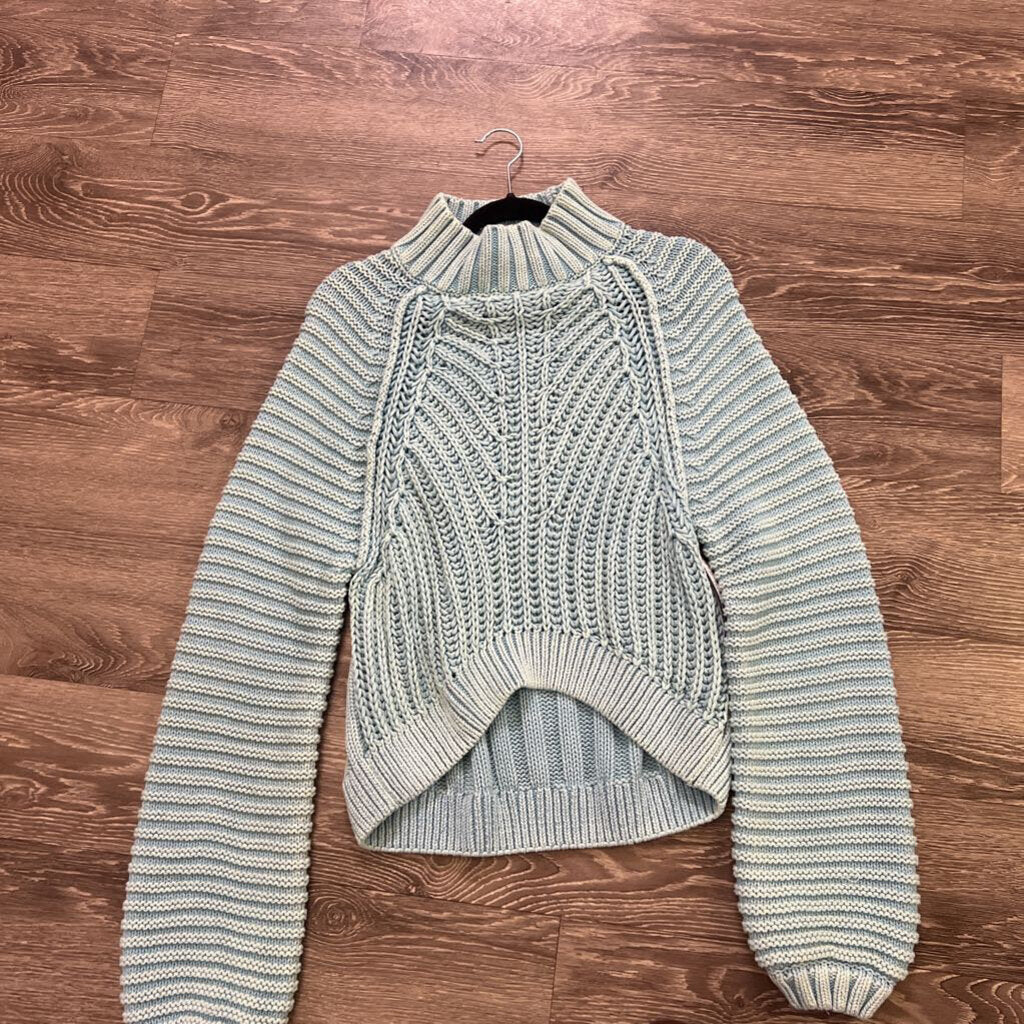 Free People Chunky Knit Mock LS SWEATERS SP