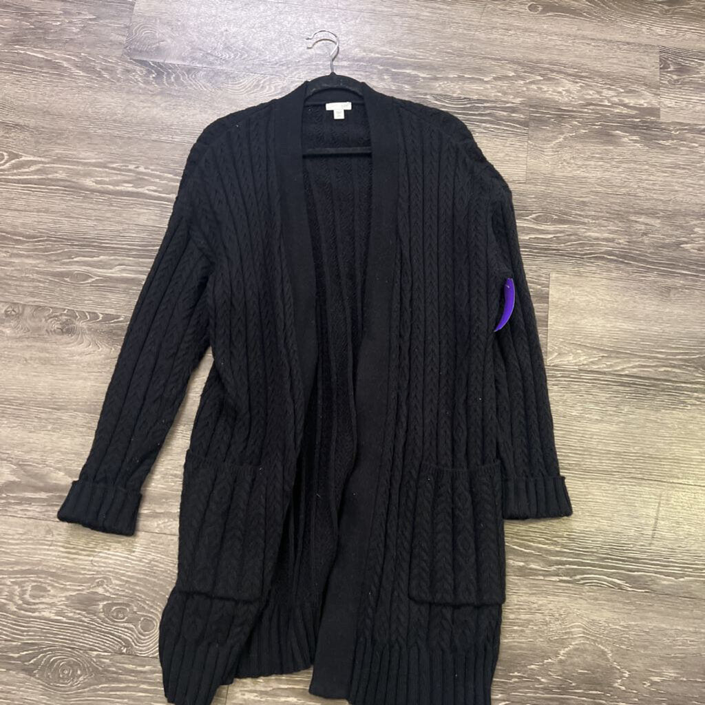 J Jill Open Front Cardi Knit SWEATERS L