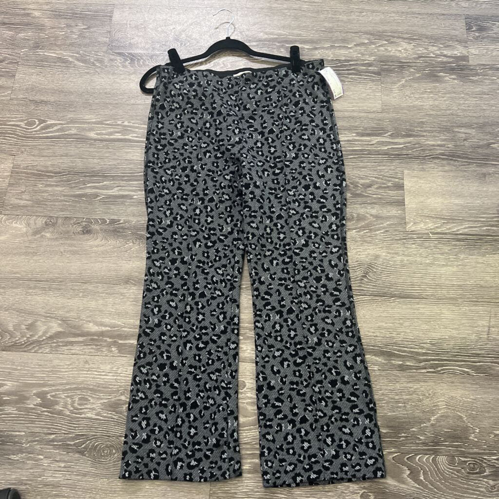 Maeve Leapord Print Slacks PANTS L