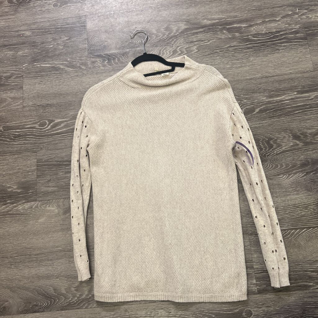 Moth Perforated Sleeve Crew SWEATERS SP
