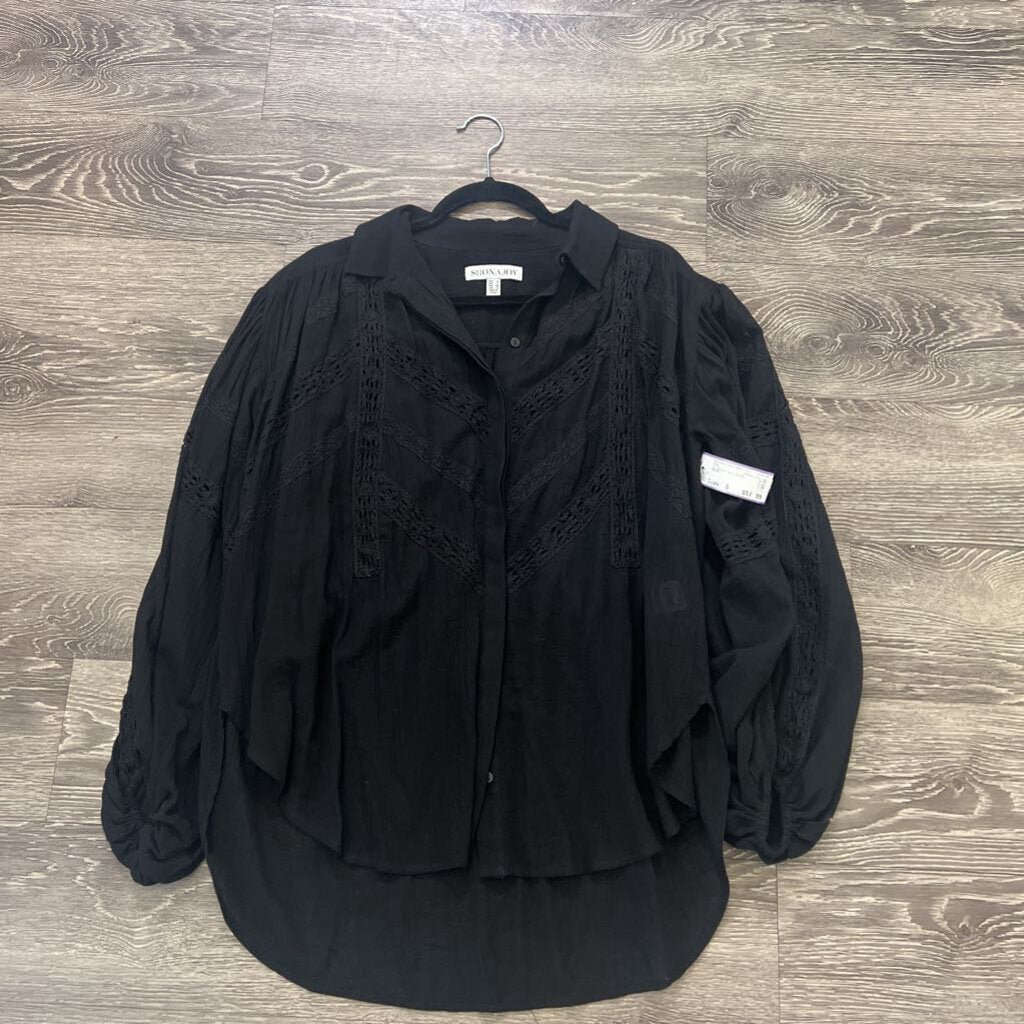 Shona Joy LS Cotton Lace TOPS 6