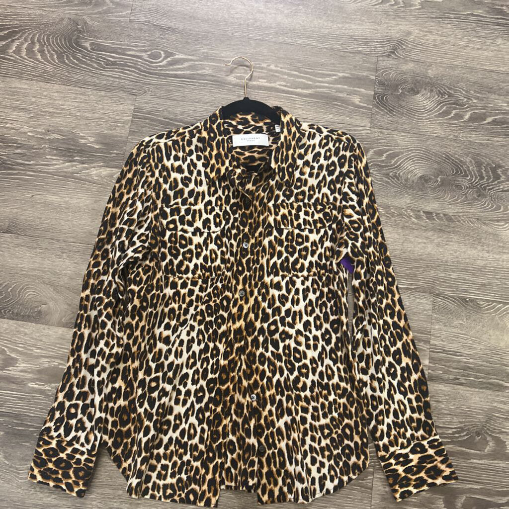 Equipment Leopard Silk TOPS M
