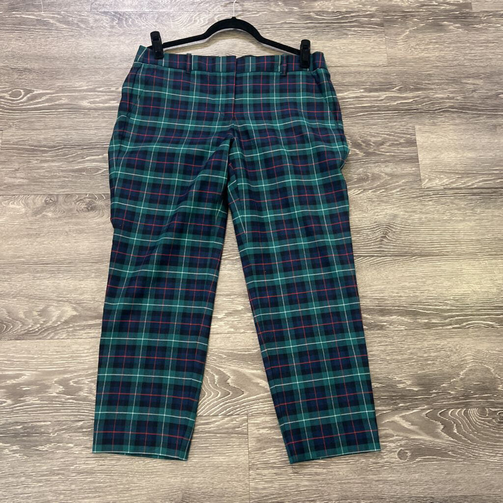J Crew Plaid PANTS 10