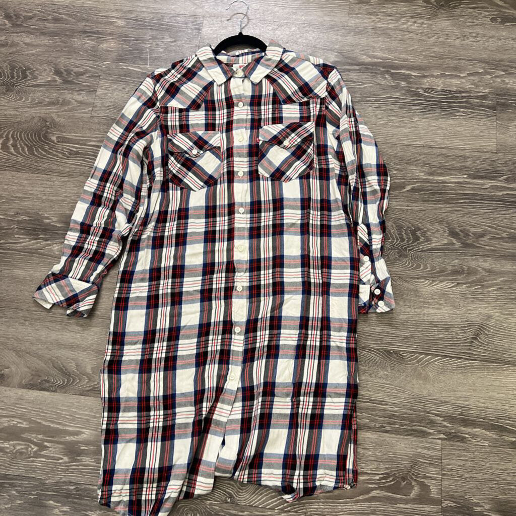 Levis Flannel DRESSES L