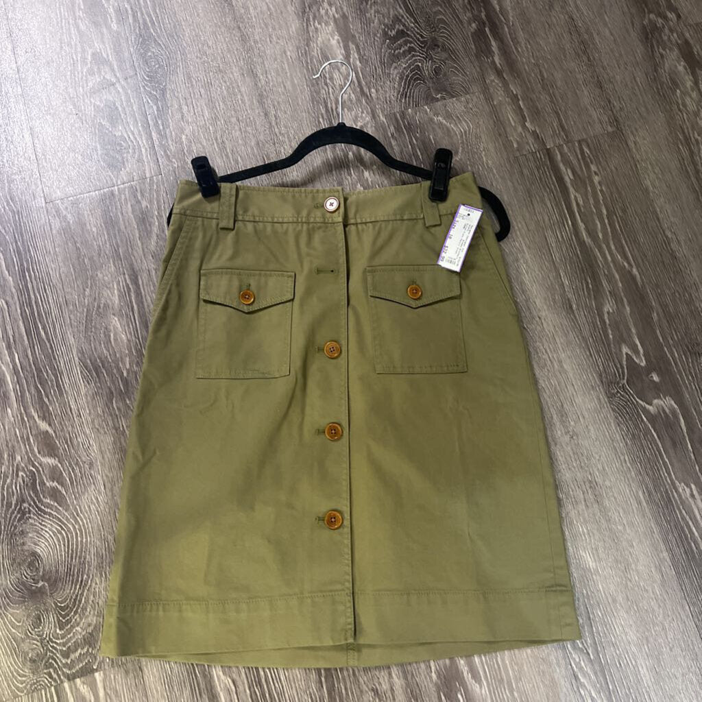 Brooks Brothers Button Front Pencil SKIRTS 10
