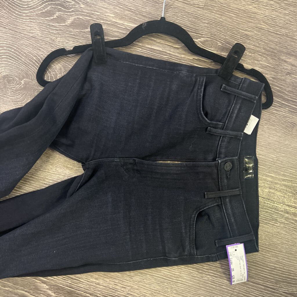 Mother Frayed Hem Boot Cut JEANS 25