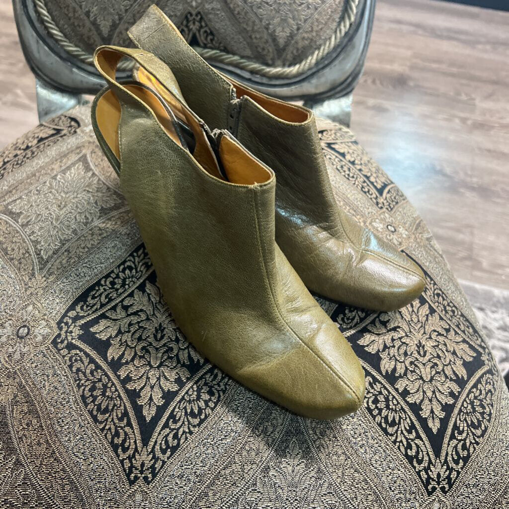 Jessica Bennett Leather Wedge SHOES 6.5