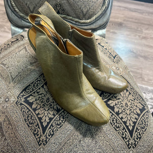 Jessica Bennett Leather Wedge SHOES 6.5