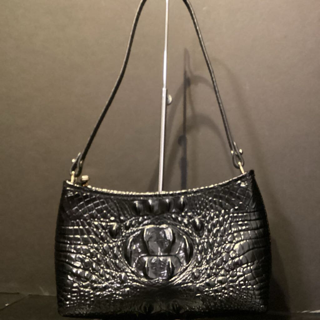 Brahmin Croc-like Mini Shoulder Bag HANDBAGS S