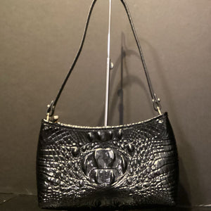 Brahmin Croc-like Mini Shoulder Bag HANDBAGS S