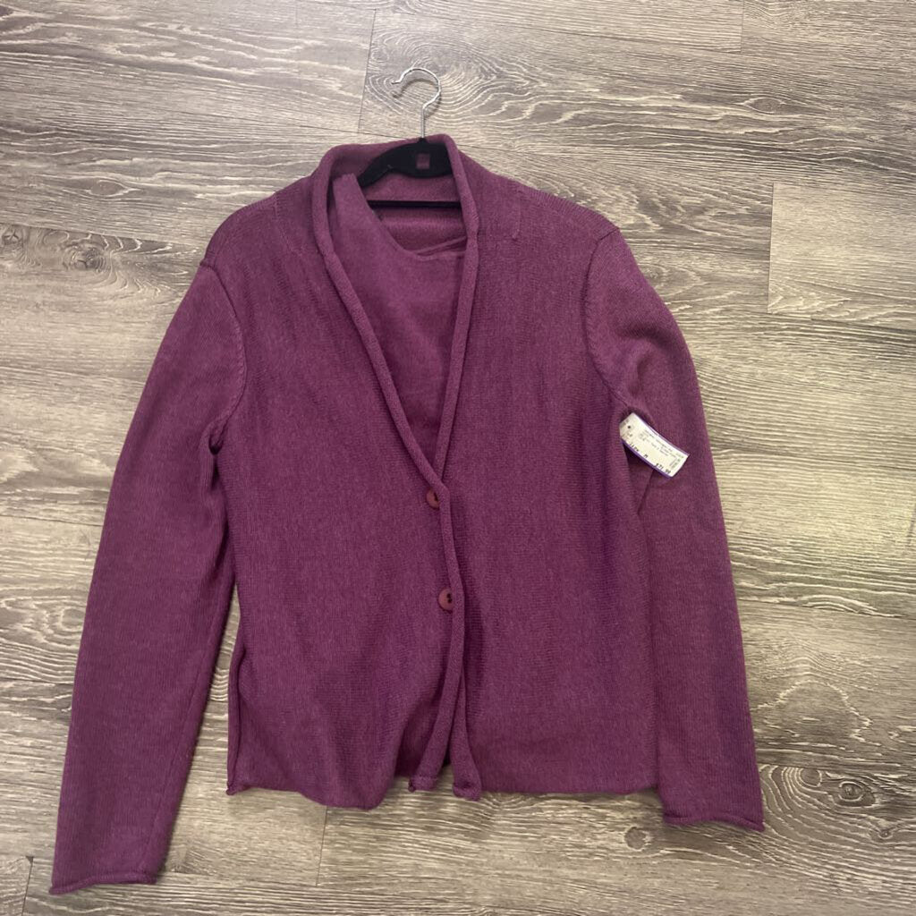 Eileen Fisher 2PC Knit Tank & Sweater Set SUITS M