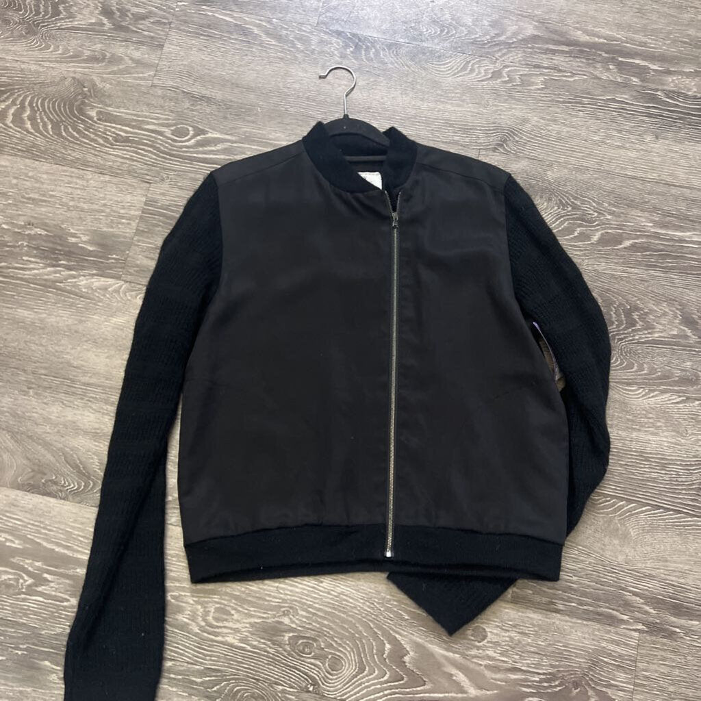 Stone & Sky Knit Sleeve Bomber JACKETS S