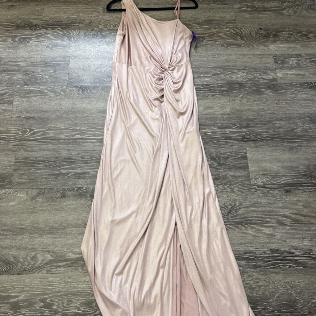 Adrianna Papell One Shoulder Gathered Long EVENING 14