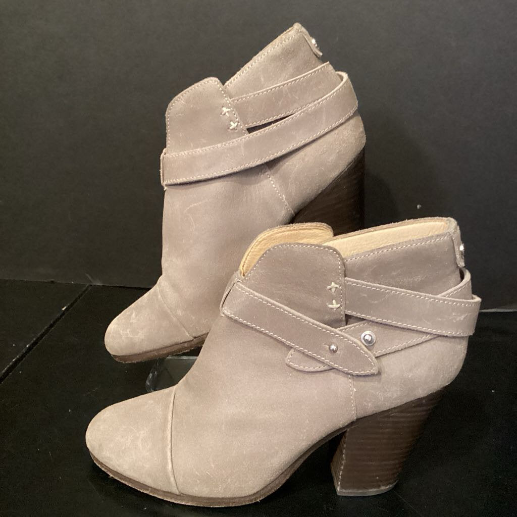 Rag & Bone Suede Ankle Strap Booties BOOTIES 7.5