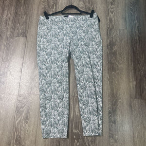 Talbots Leaf Print Slacks PANTS 12