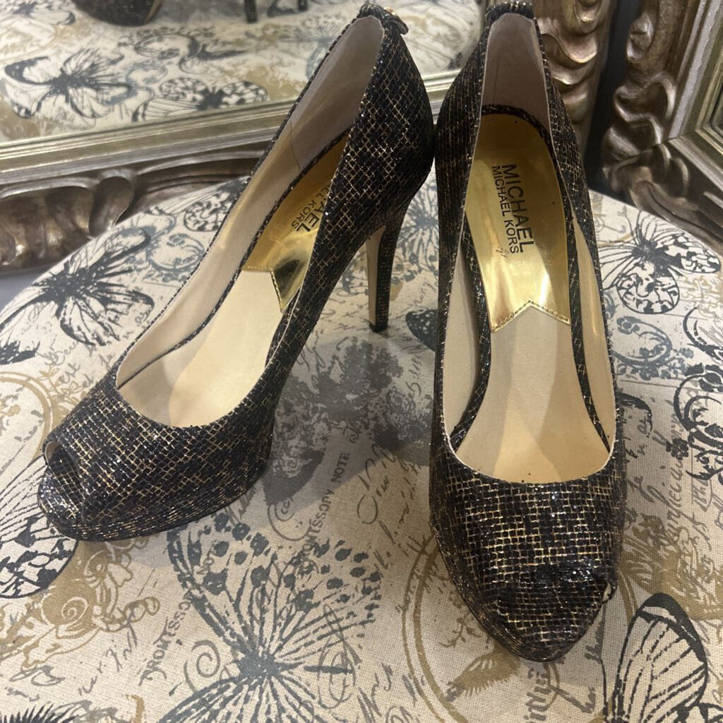 Michael Kors Peep Toe Heels SHOES 8.5