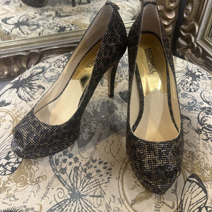 Michael Kors Peep Toe Heels SHOES 8.5