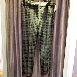 Theory Windowpane Patterned Skinny PANTS 8