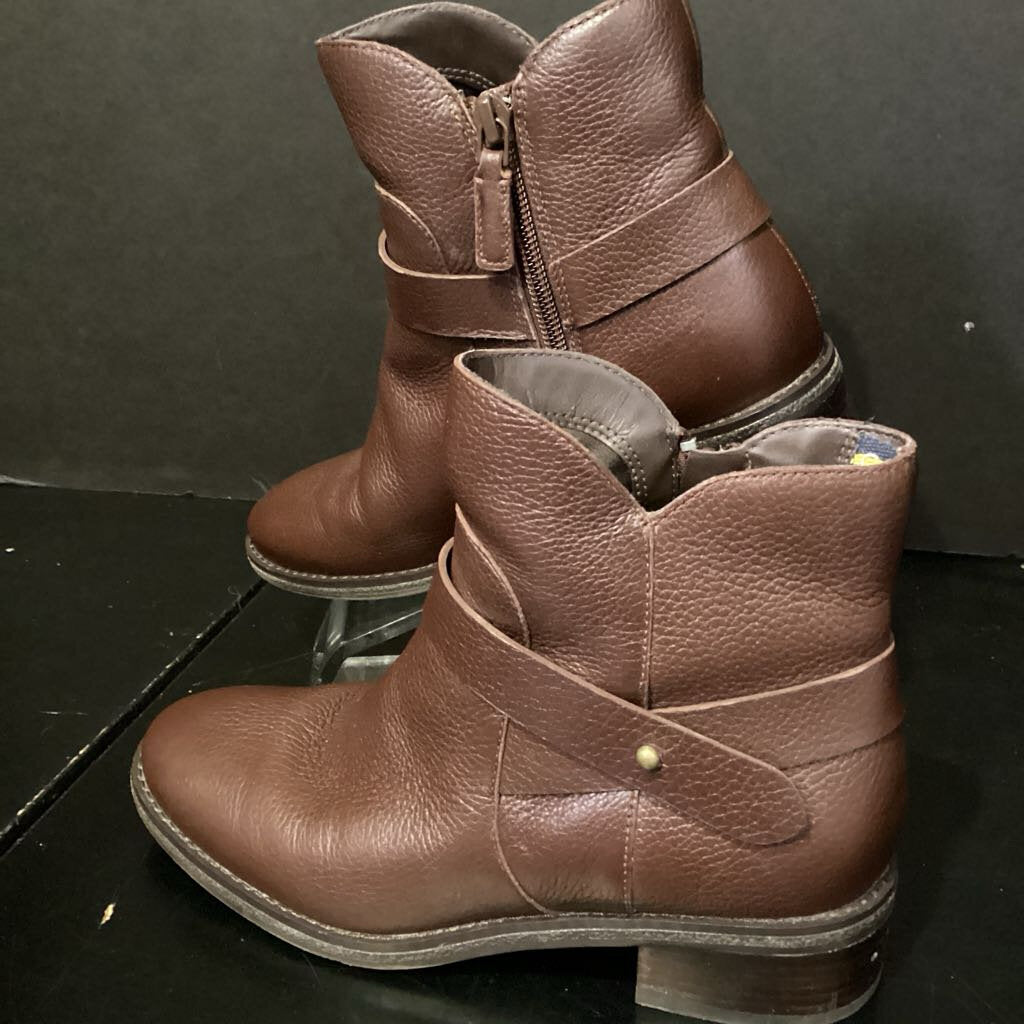 Cole Haan Leather Ankle Booties BOOTIES 5