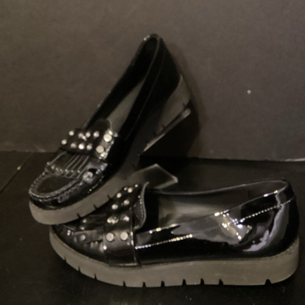 Geoxx Patent Studded Loafers SHOES 6