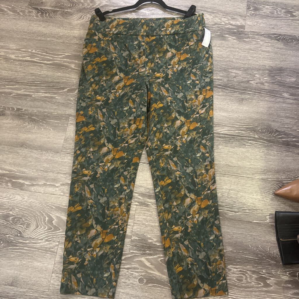 Soft Surroundings Leaf Pattern Pants PANTS 12