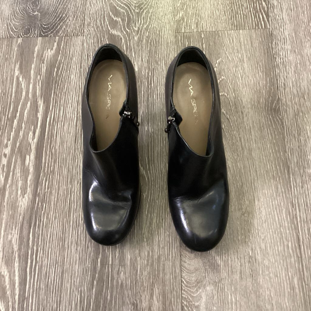 Via Spiga Leather Ankle Heeled SHOES 7.5