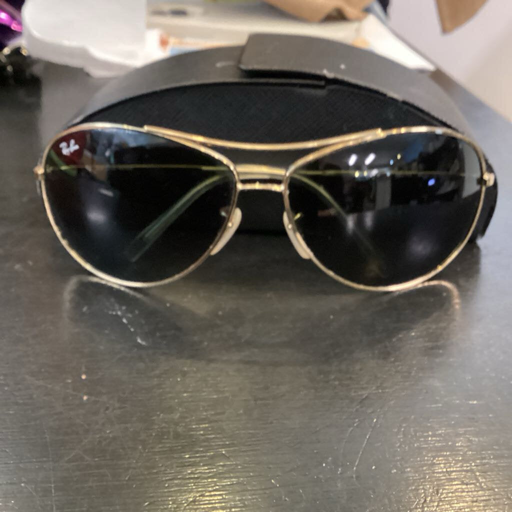 Ray Ban Wire Frame Aviators SUNGLASSES OS