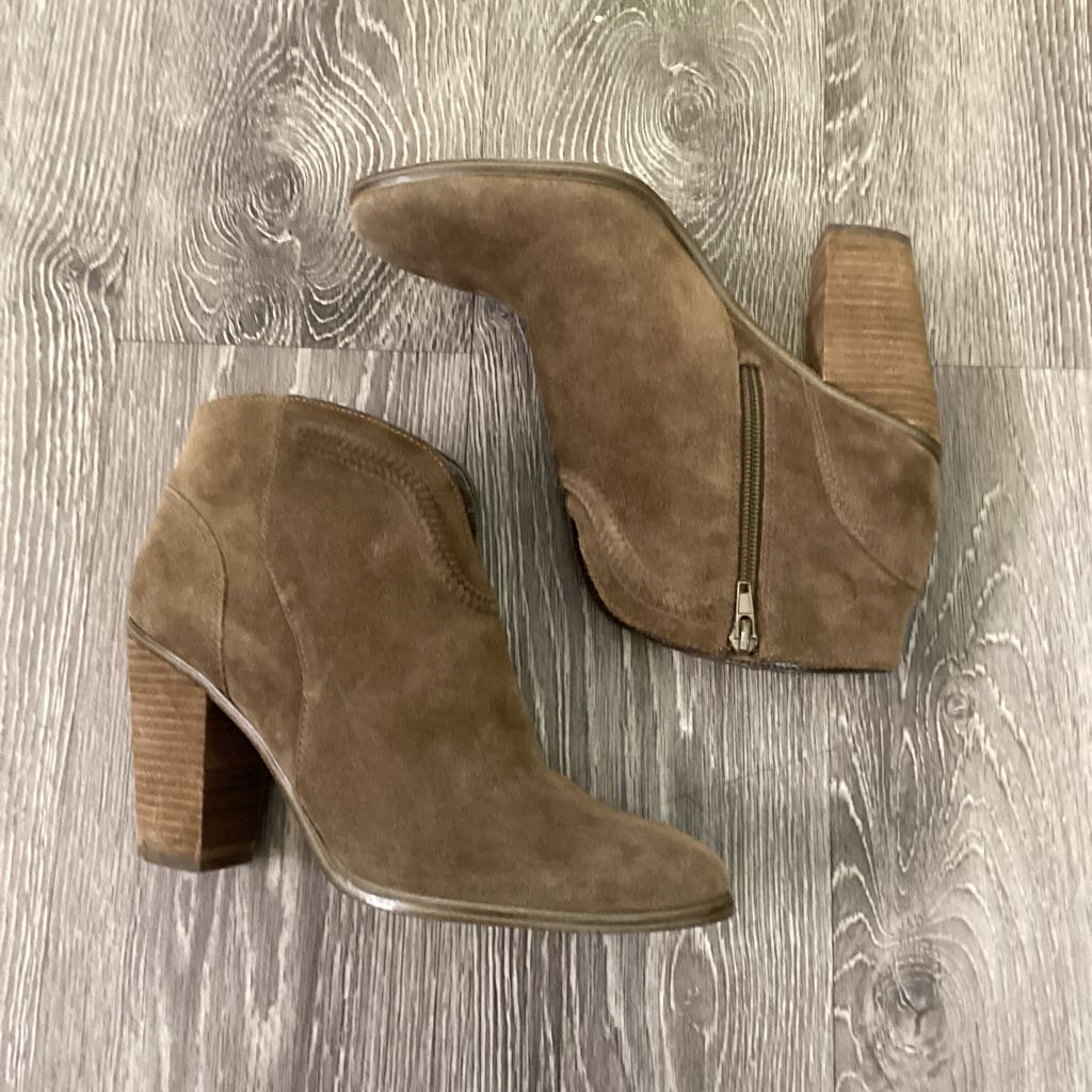 Vince Camuto Ankle Slit Suede BOOTIES 8.5