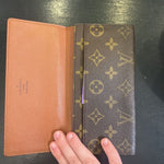Load image into Gallery viewer, Louis Vuitton Double Pocket Checkbook WALLETS S
