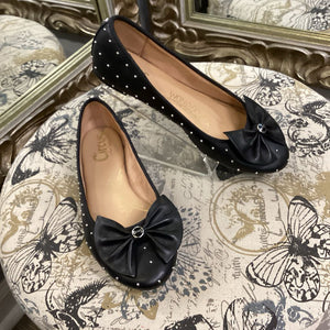 Circus by Sam Edelman Bow Front w Grommet Flats SHOES 10