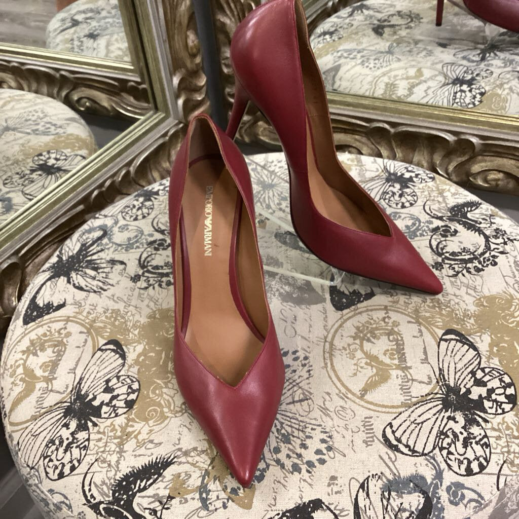 Emporio Armani Leather Pump SHOES 11