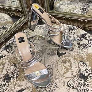 WHBM Strappy Block Heel SHOES 8.5