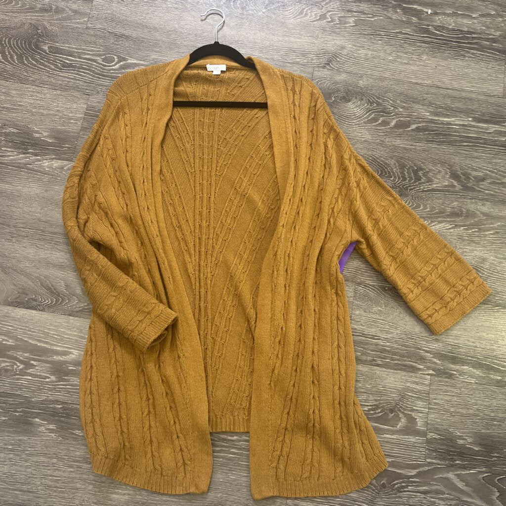 J Jill Open Front Cardi SWEATERS L