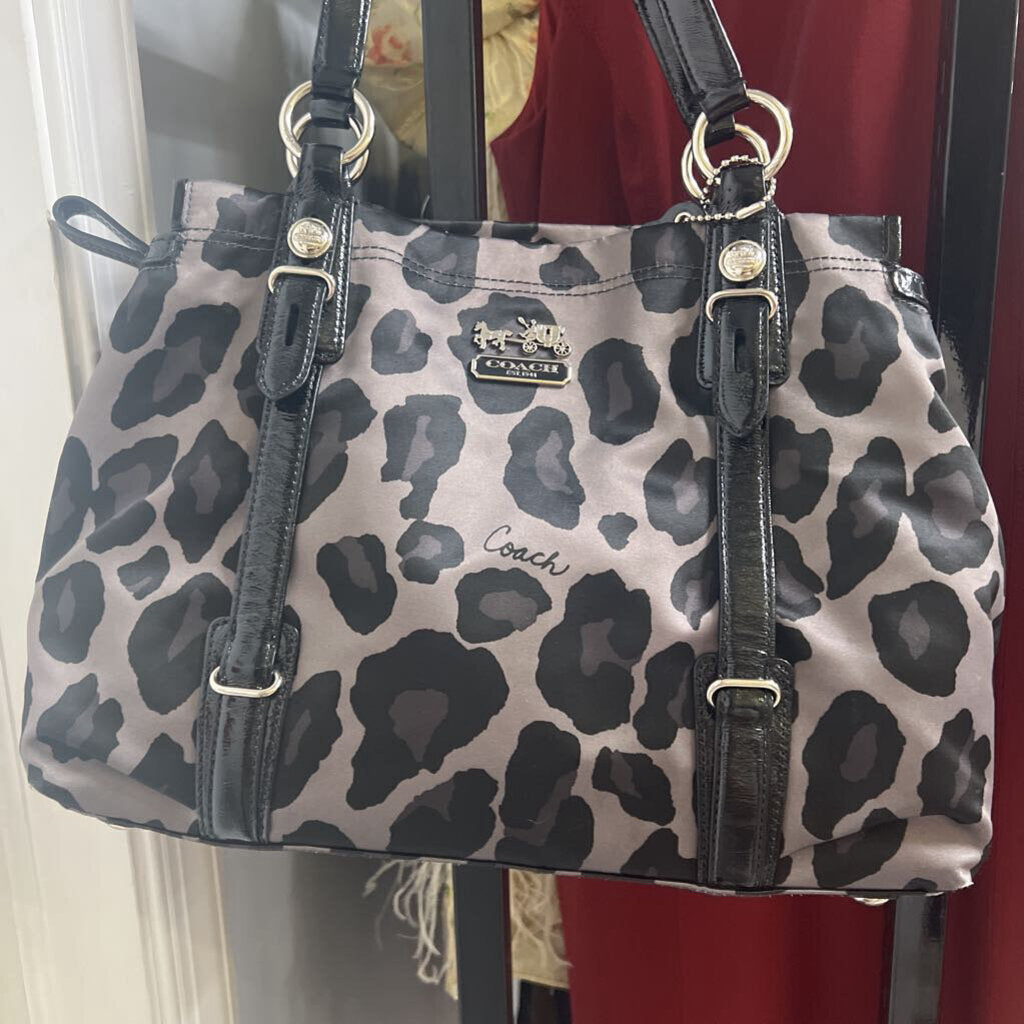 Coach Nylon Cheetah Print HANDBAGS M