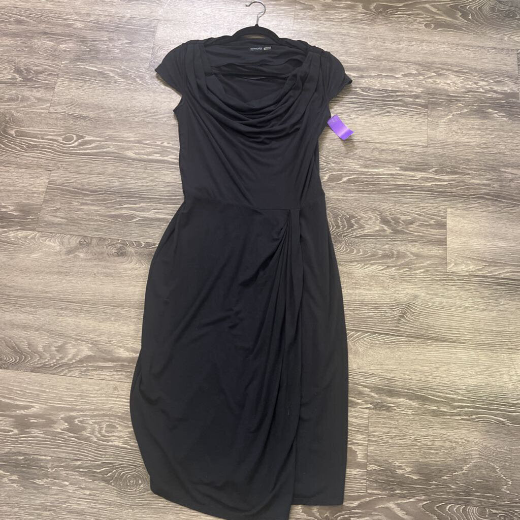 Magaschoni Cowl Neck SS Midi DRESSES S