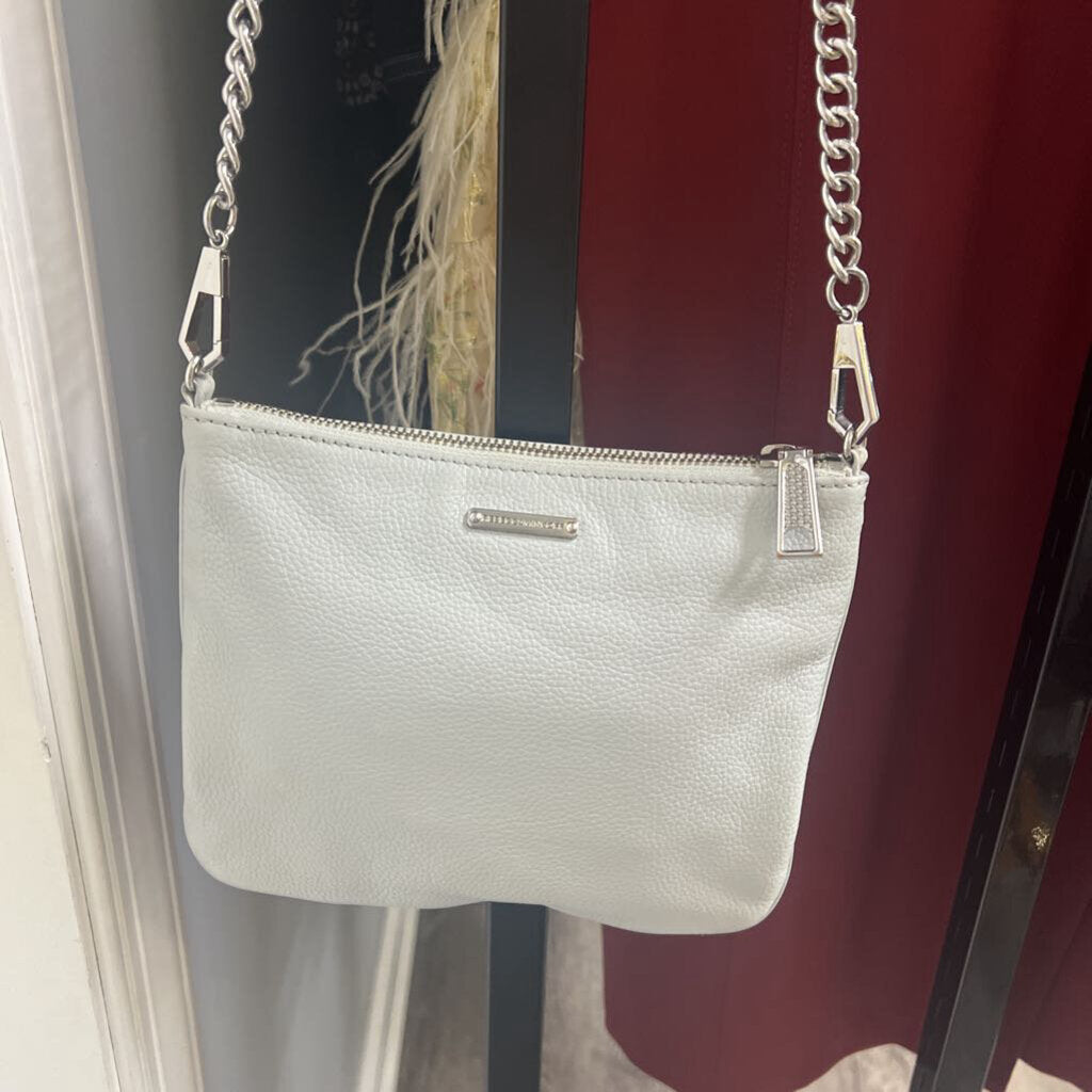 Rebecca Minkoff Leather Crossbody w Zippers HANDBAGS S