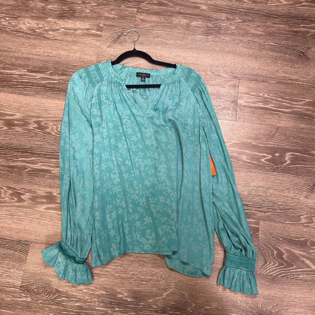 Current Air Floral Print LS TOPS M