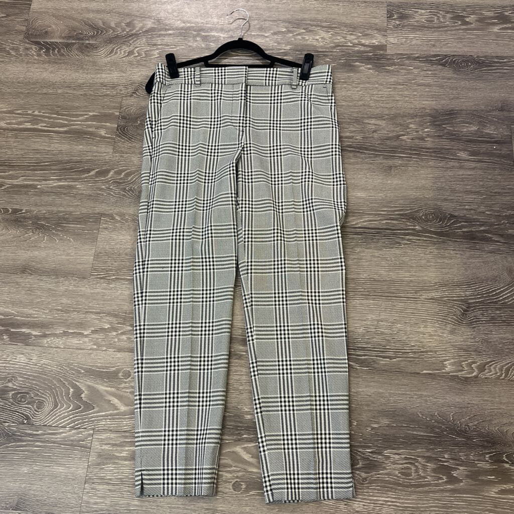 Talbots NWT Plaid Slacks PANTS 8
