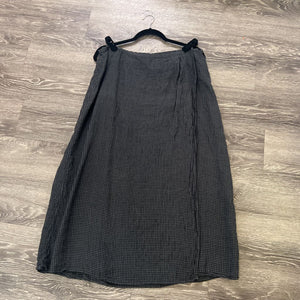 Eileen Fisher Mini Square Pattern Wrap SKIRTS L