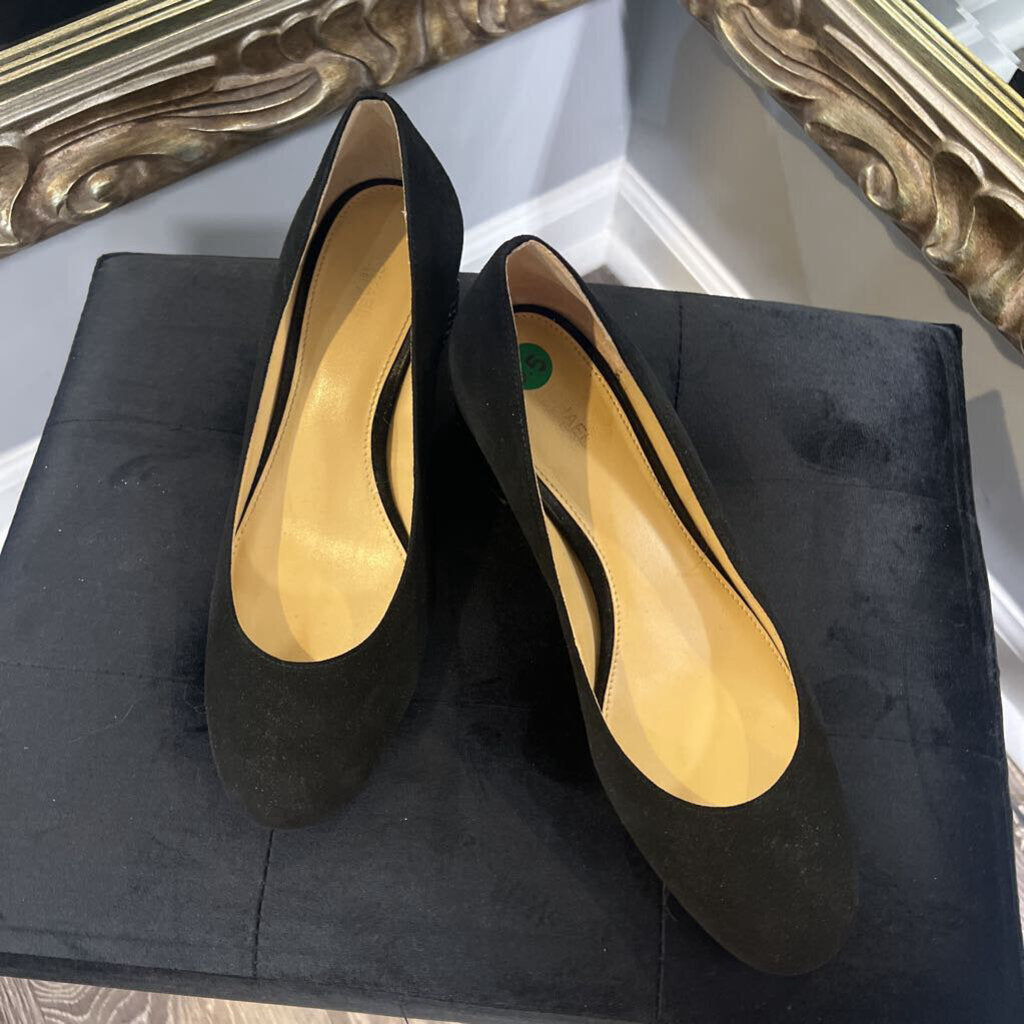 Michael Kors Beaded Heel Suede SHOES 8.5
