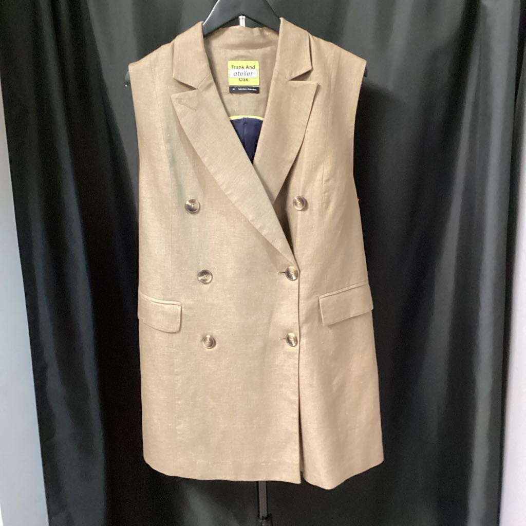 Frank & Oak Oversized Sleeveless VESTS M