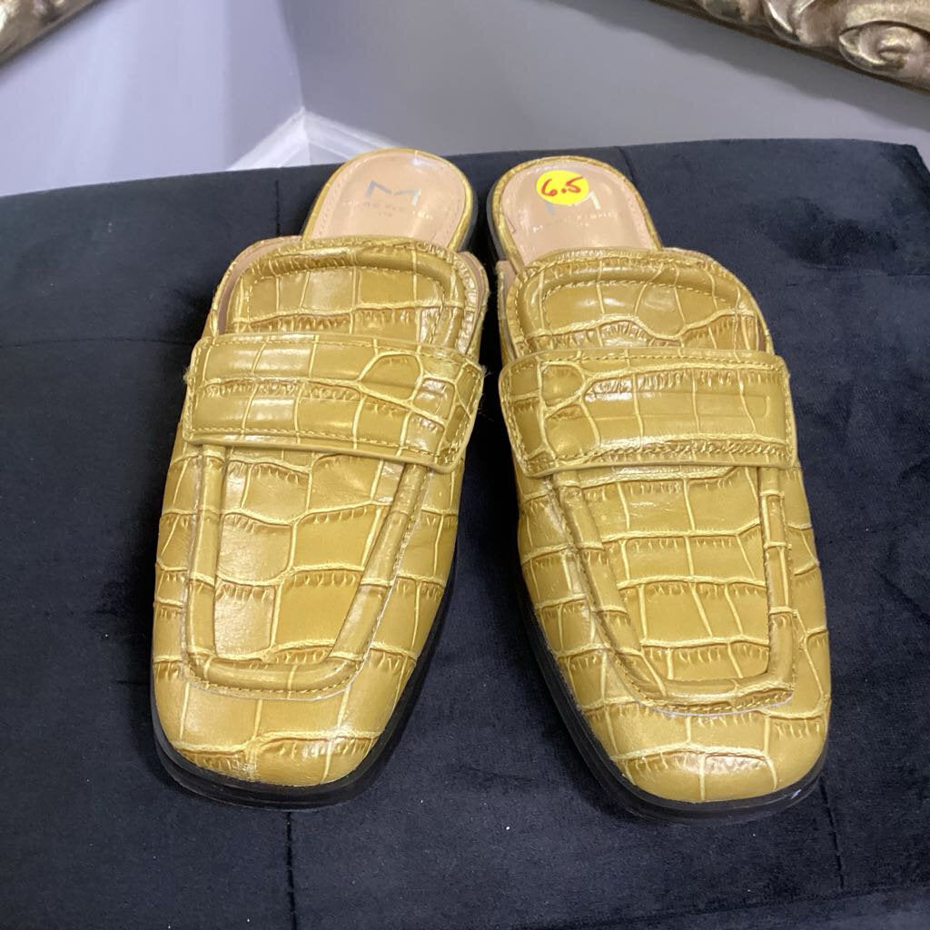 Marc Fisher Croc-like Slides SHOES 6.5