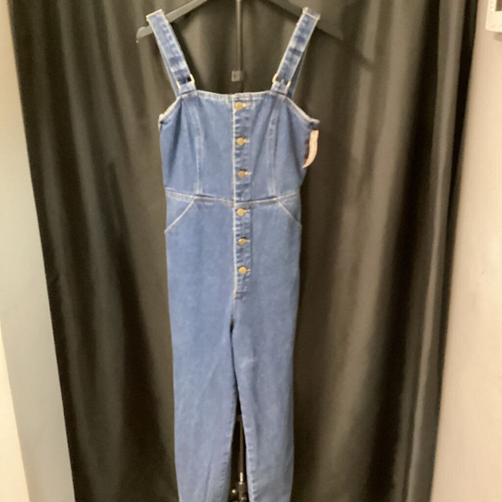 Etophe Studios Jean Button Up Pants Overalls JUMPSUITS S