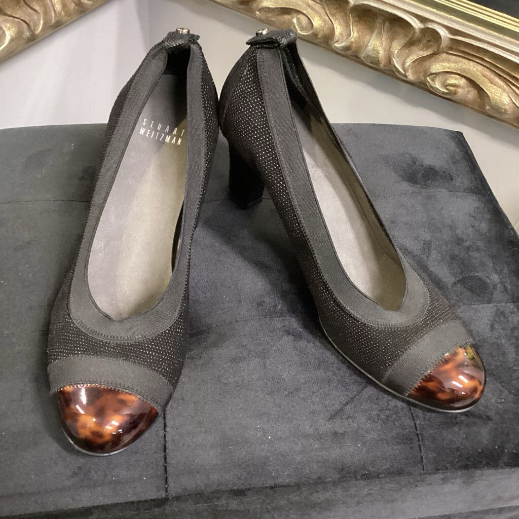 Nine West Embroidered Block Heels SHOES 8