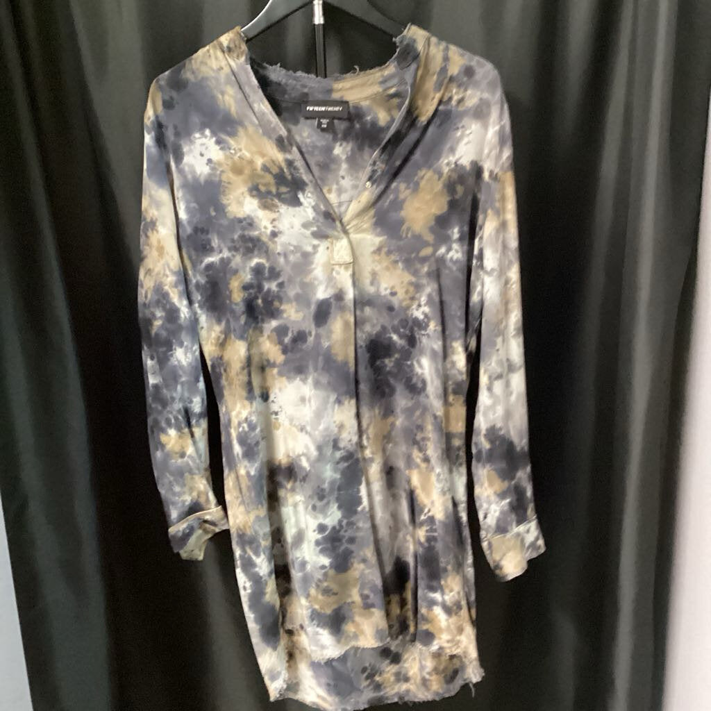Fifteen Twenty Tie Dye LS DRESSES XS