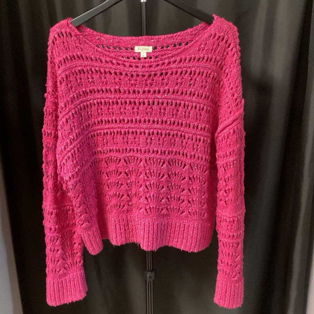 Pilcro Knit LS Crew Neck SWEATERS S