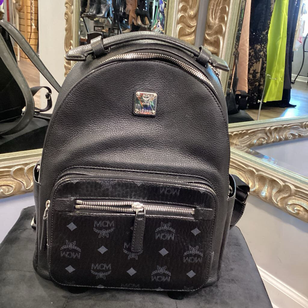 MCM Monogram Backpack HANDBAGS M