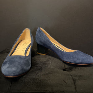 Cole Haan Suede Mini Block Heels SHOES 5.5